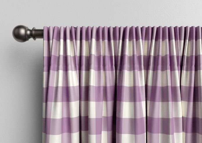 Gingham, Dusting - Made to Measure Curtains - Image 9